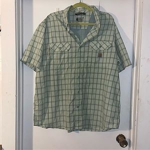 Charhart relaxed fit shirt sleeve button down